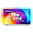 Smart TV 75" 4K 120 Hz Philips THE ONE, Google TV, Ambilight, P5, DTS Play-Fi, Freesync, Dolby Vision Atmos, 50W RMS 2.1-75PU