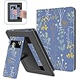 Ayotu Case for 6" Kindle 11th Generation 2022 Release, Premium PU Leather Cover with Auto Sleep/Wake, Hand Strap Feature, Onl