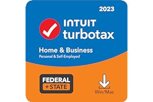 TurboTax Home & Business 2023 Tax Software, Federal & State Tax Return [Amazon Exclusive] [PC/Mac Download]