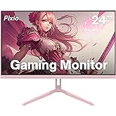 Pixio PX248 Wave Pink 24 inch 200Hz Refresh Rate FHD 1080p Resolution Fast IPS Panel 1ms GTG Response Time Pink Gaming Monito