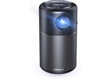 Anker Nebula Capsule, Smart Portable Wi-Fi Mini Projector, 100 ANSI lm Pocket Cinema, DLP, 360° Speaker, 100" Picture, 4-Hour