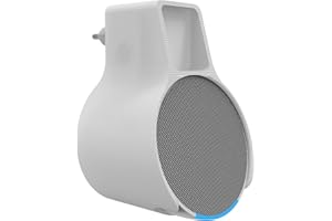 Splin Suporte All In One Tomada Para Smart Speaker Alexa Echo Pop - Amazon - Modelo Compacto (branco)