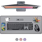 Mouse Pad Desk Mat Logitech Studio Series com Base Antiderrapante, Design Resistente a Respingos, Grande e Multifuncional - C