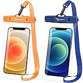 Rynapac Waterproof Phone Pouch Bag - 7.5in Water Proof Cell Phone Case for Beach Travel Must Haves, Waterproof Phone Holder w