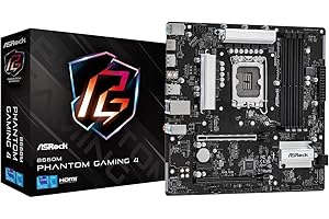 Placa Mãe AsRock B660M Phantom Gaming 4 (LGA1700/DDR4/HDMI/DP/M.2)