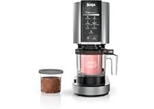 Ninja NC301 CREAMi, Ice Cream, Gelato, Milkshake, Sorbet, and Smoothie Bowl Maker, 7 One-Touch Programs, Silver (Renewed)