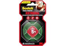 Scotch, 3M, Fixa Forte, Fita Dupla Face, Fixação Extrema, 24mm x 2m