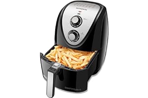 Fritadeira Sem Óleo Air Fryer 5L, Mondial, Preto/Inox, 1900W, 110V - AFN-50-BI