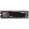 SAMSUNG 990 PRO SSD 4TB PCIe 4.0 M.2 2280 Disco rígido interno de estado sólido, velocidade de leitura de até 7.450 MB/s para