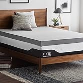 Lucid 4 Inch Mattress Topper California King – Memory Foam – Bamboo Charcoal Infusion – Cooling Ventilation – Hypoallergenic 