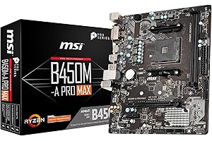 Placa Mãe MSI B450M-A PRO MAX (AM4/2xDDR4/HDMI/DVI-D/M.2/USB 3.2)