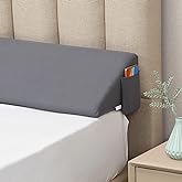 Vekkia Twin Bed Wedge Pillow/Headboard Pillow/Mattress Wedge Twin,Bed Gap Filler to Fill Gap (0-6") Between Headboard and Mat