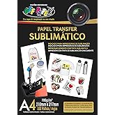 Papel Transfer Sublimático A4 100G, OFF PAPER, Pacote com 100 folhas