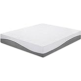 PrimaSleep Queen Mattress, 10 Inch Gel Memory Foam Mattress, Gel Infused for Comfort and Pressure Relief, CertiPUR-US Certifi