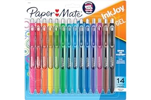 Paper Mate Colorful Gel Pens - InkJoy Gel Pens, Assorted Medium Point (0.7). Perfect for Vibrant, Colored Writing and Sketchi
