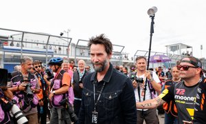 Keanu Reeves užival v družbi najboljših dirkačev razreda MotoGP