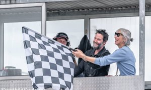 Keanu Reeves užival v družbi najboljših dirkačev razreda MotoGP