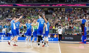 Slovenci s 3:0 nadigrali svetovne prvake Italijane