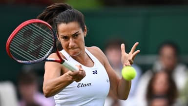 Caroline Garcia, à Wimbledon le 2 juillet 2024