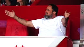 Evangelos Marinakis, propriétaire de Nottingham Forest, lors d'un match de Premier League contre Bournemouth - le 17/08/2024