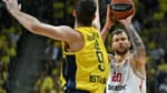 Donatas Motiejunas lors du match 4 de Monaco contre le Fener en Euroligue, 3 mai 2024