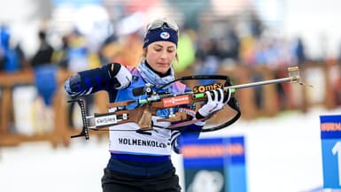 Justine Braisaz-Bouchet à Holmenkollen en mars 2024.