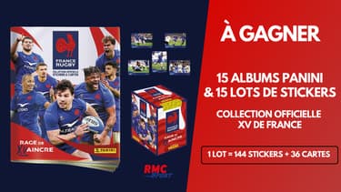 A gagner : 15 albums et leurs stickers Panini XV de France