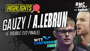 Résumé WTT Contender Zagreb (1/2 finale) : la paire française Lebrun/Gauzy défie les Singapouriens Izaac/Koen