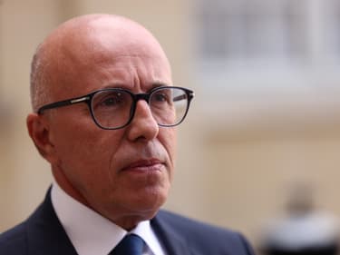 Éric Ciotti, président de LR, le 18 septembre 2023 à Matignon 