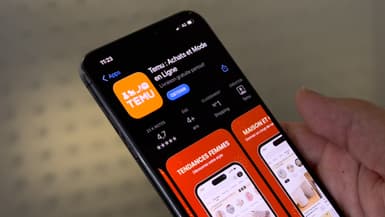 L'application Temu, sur l'App Store d'Apple