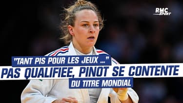 Judo : "Tant pis pour les Jeux Olympiques", pas qualifiée, Pinot se contente du titre mondial