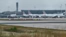 Des avions de la compagnie Air France sur le tarmac de l'aéroport de Roissy-Charles de Gaulle, le 16 septembre 2022 