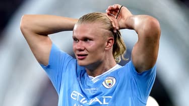 Erling Haaland avec Manchester City en août 2023