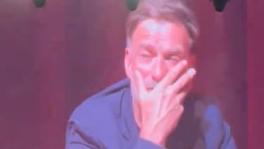 Les larmes de Jürgen Klopp lors d'une soirée spéciale à Liverpool, le 28 mai 2024