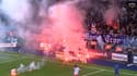 L'interruption du match Troyes-Valenciennes, le 3 mai 2024.