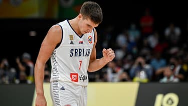 Bodgan Bogdanovic contre le Canada, en demi-finale. 8 septembre 2023