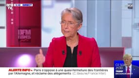 Elisabeth Borne, ministre du Travail, était l'invitée de BFM Politique sur BFM TV.