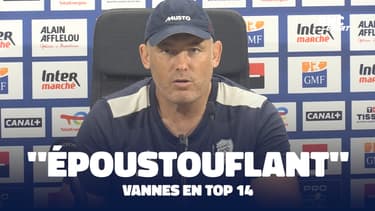 Vannes en Top 14: "Époustouflant, aventure incroyable" la joie de coach Spitzer