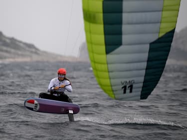 Lauriane Nolot, kitesurfeuse, en juin 2023
