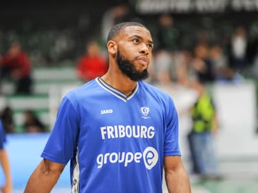 Justin Roberson avec Fribourg en novembre 2018.