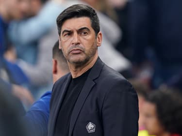 Paulo Fonseca avec Lille le 11 avril 2024