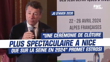 JO d’hiver 2030 : Estrosi promet une cérémonie de clôture plus spectaculaire à Nice que sur la Seine en 2024