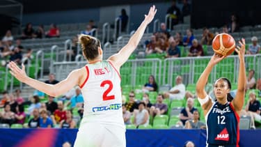 Iliana Rupert lors de la petite finale de l'Euro féminin face à la Hongrie, le 25 juin 2023.