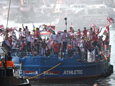 Les belles images des célébrations de l’Athletic Bilbao après son triomphe en Coupe du Roi