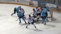 Les Spartiates de Marseille à domicile contre les Boxers de Bordeaux lors du quatrième match des quarts de finale des playoffs de la Ligue Magnus, le mercredi 13 mars 2024.