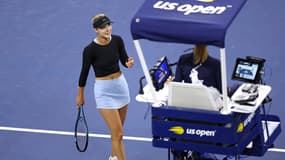 Anna Kalinskaya le 1er septembre 2024 lors du 3e tour de l'US Open