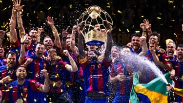 Barcelone remporte la Ligue des champions de handball, le 9 juin 2024