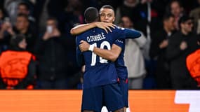 Kylian Mbappé et Ousmane Dembélé en avril 2024.