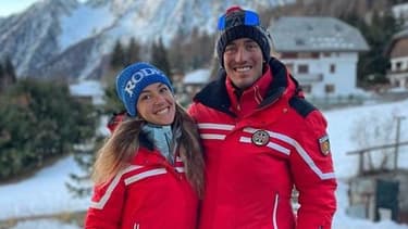 Jean Daniel Pession et sa compagne Elisa Arlian, dans une photo publiée le 30 décembre 2023