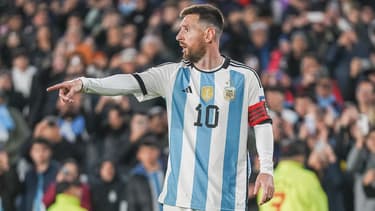 Lionel Messi avec l'Argentine, le 7 septembre 2023